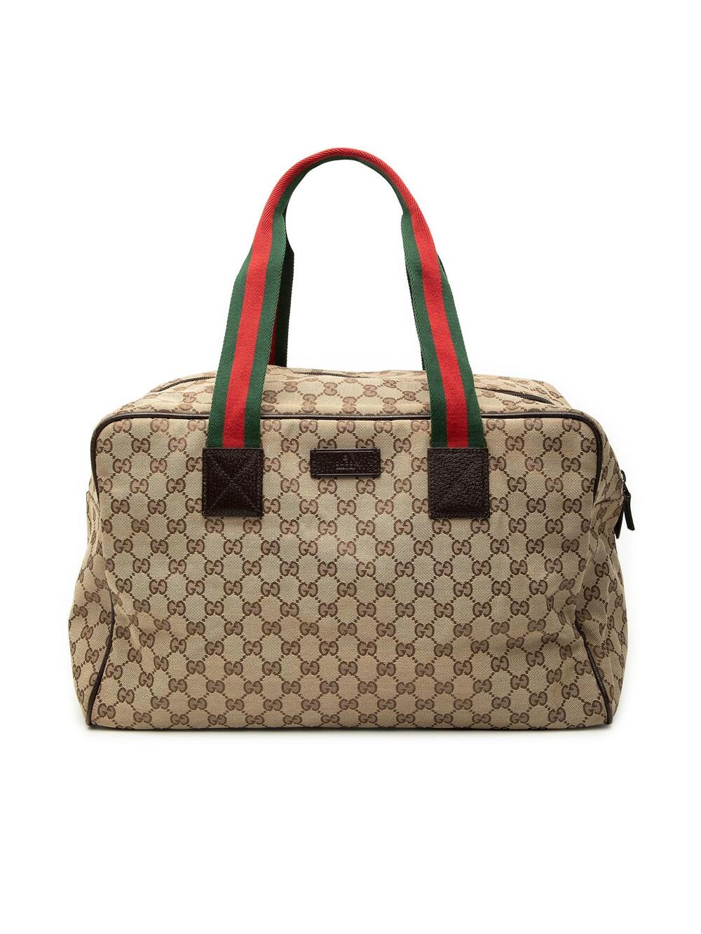 Gucci Gg Canvas Web Duffle Bag Pre- #341499G53B